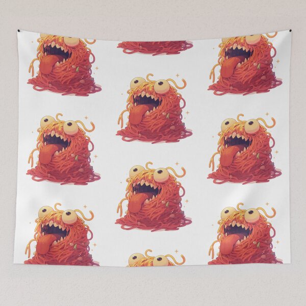 Item preview, Kawaii flying spaghetti monster designed and sold by MendaciousMina.