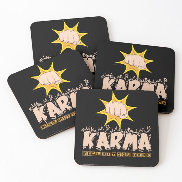 Item preview, Karma will hit you back | Slogan |  Funny | Quote | Inspirational | Aesthetic | Trendy | Sassy Quote |  Humor | Meme | Quote designed and sold by RSDigitalPrintDesign.