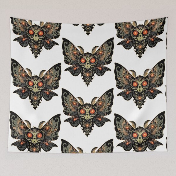 Item preview, Neo-traditional Mothman designed and sold by MendaciousMina.