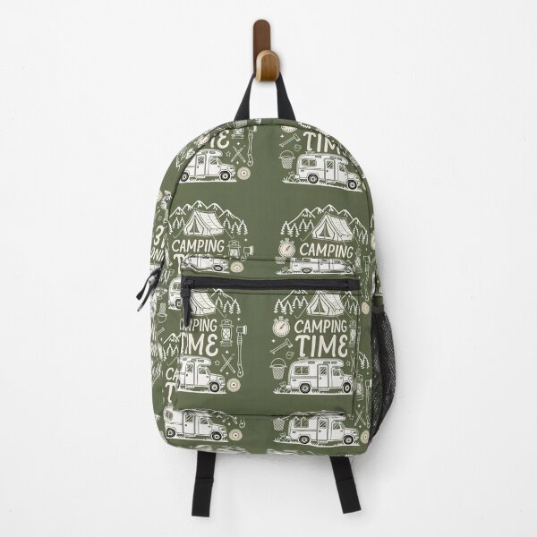 Item preview, Camping Time Poster - Nature Adventure Design designed and sold by ANUKA Nature.