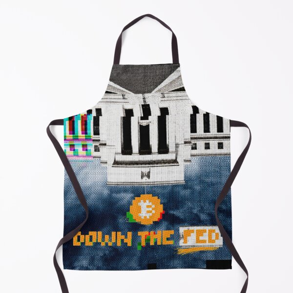 Item preview, Bitcoin Down the Fed Retro Aesthetic designed and sold by CyberRex.