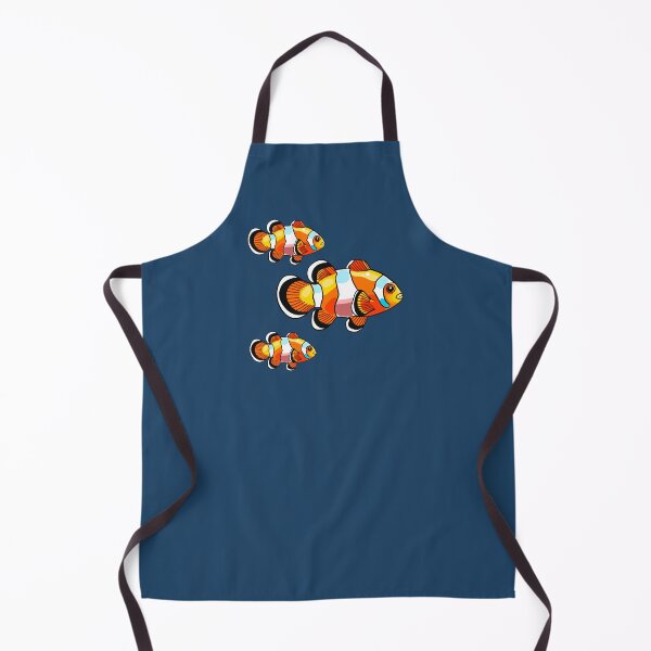 Item preview, Colorful clown fish ocean orange fish pet decorative art sea animal designed and sold by Kikabu.