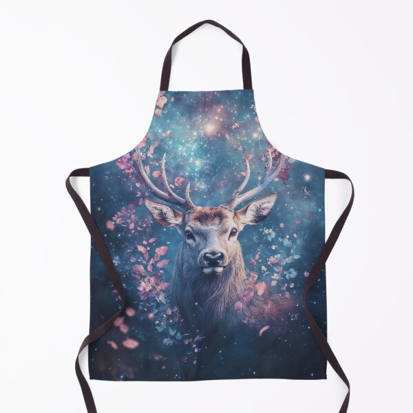 Item preview, The Magical Deer Among Stars and Flowers designed and sold by AshiraCreations.