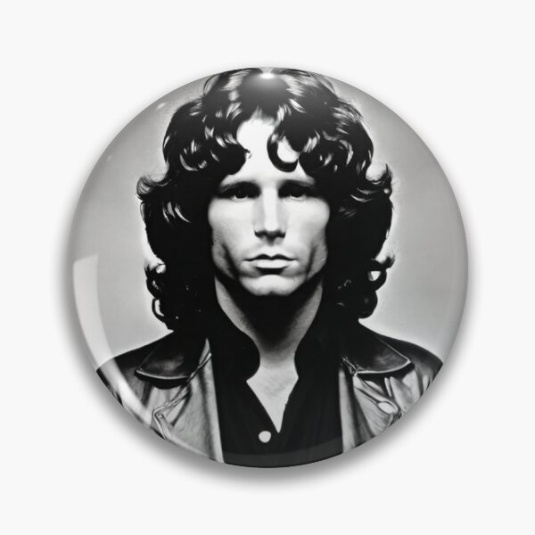 Artikelvorschau, Jim Morrison Schwarz und Weiß | TheAmericanPoet entworfen und verkauft von TheAmericanPoet.