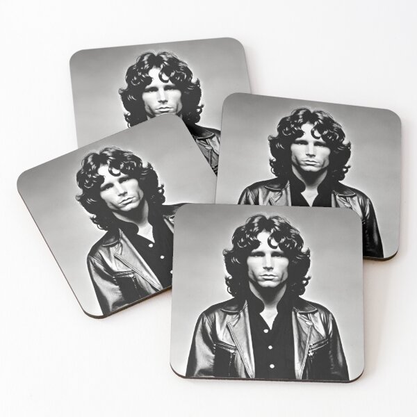Artikelvorschau, Jim Morrison Schwarz und Weiß | TheAmericanPoet entworfen und verkauft von TheAmericanPoet.