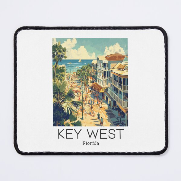 Item preview, A Vintage Travel Illustration of Key West - Florida - US designed and sold by GoodOldVintage.