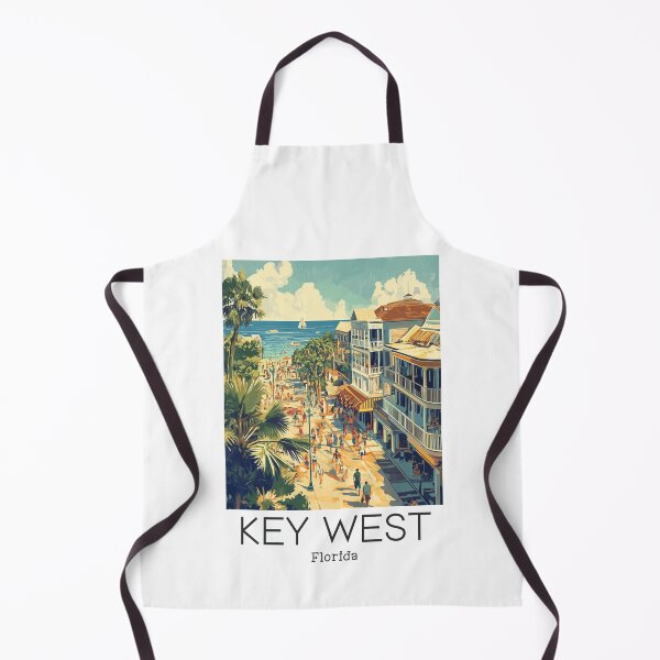 Item preview, A Vintage Travel Illustration of Key West - Florida - US designed and sold by GoodOldVintage.