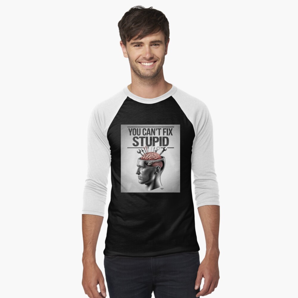 Item preview, Baseball ¾ Sleeve T-Shirt designed and sold by Dizgraceland.