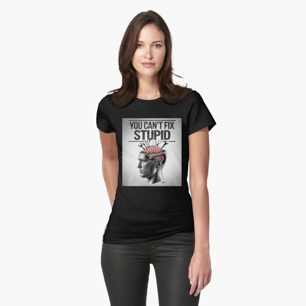 Item preview, Fitted T-Shirt designed and sold by Dizgraceland.