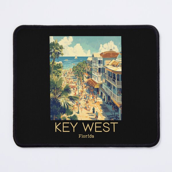 Item preview, A Vintage Travel Illustration of Key West - Florida - US  designed and sold by GoodOldVintage.