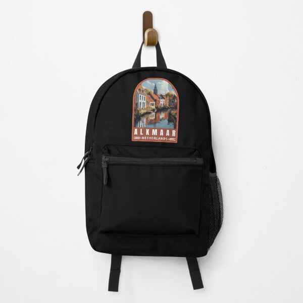 Item preview, Alkmaar in North Holland Retro Travel Art Emblem designed and sold by MaateoDesign.