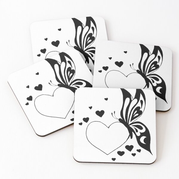 Item preview, Butterfly two Heart Valentin designed and sold by AnjaLiaDesigns.