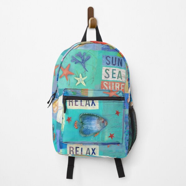 Item preview, Colorful Coastal Beach, Inspirational words designed and sold by Sue Zipkin.