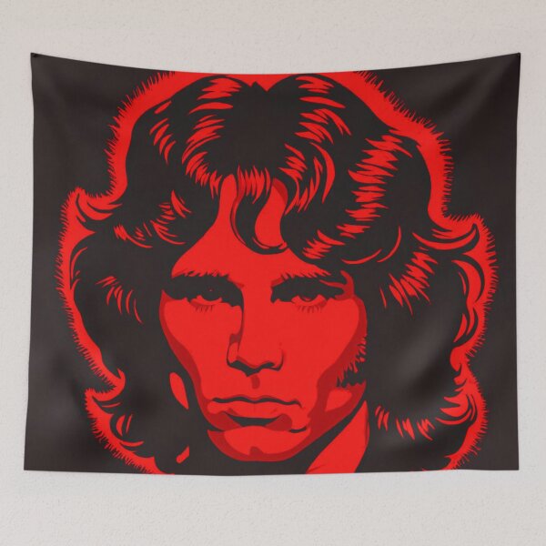 Item preview, Jim Morrison Red Art | TheAmericanPoet designed and sold by TheAmericanPoet.