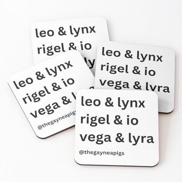 Item preview, leo & lynx & rigel & io & vega & lyra - transparent designed and sold by TheGayneaPigs.