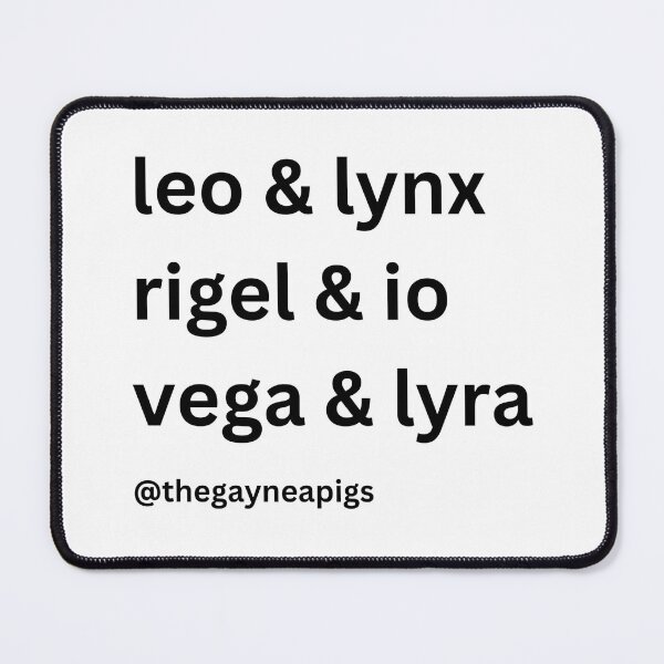 Item preview, leo & lynx & rigel & io & vega & lyra - transparent designed and sold by TheGayneaPigs.