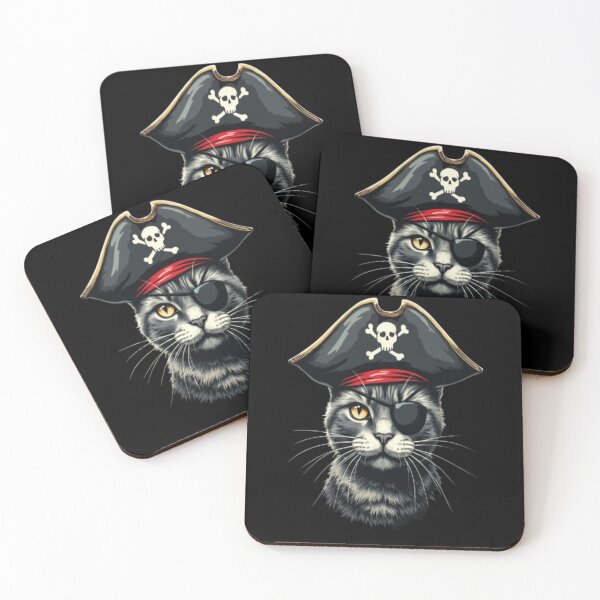 Item preview, pirate cat designed and sold by Digital Art and Funny Pets.