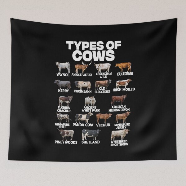 Item preview, Types Of Cows Cattle Of The World Cow Cattle Cows Farmer designed and sold by jaggyboy.