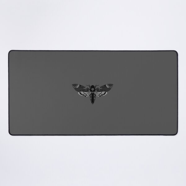 Item preview, Copy of grey line art death hawk moth designed and sold by Moth-Oak.