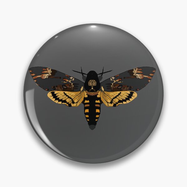 Item preview, Copy of detailed art death hawk moth designed and sold by Moth-Oak.