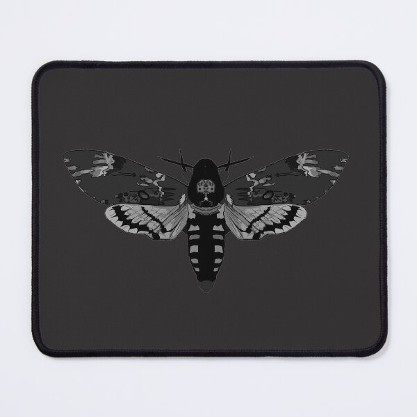 Item preview, Copy of grey scale line art death hawk moth designed and sold by Moth-Oak.