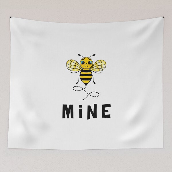 Item preview, Bee My Valentine Be Mine Bee Mine designed and sold by Sartoris Art.