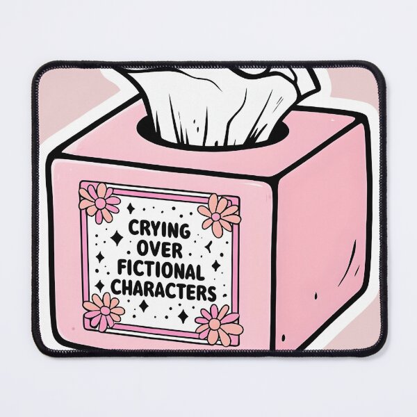 Item preview, Crying over fictional characters stickers designed and sold by Willowdoodlesuk.