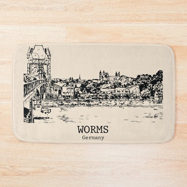 Item preview, Worms - Germany designed and sold by Lakeric Cityscapes.