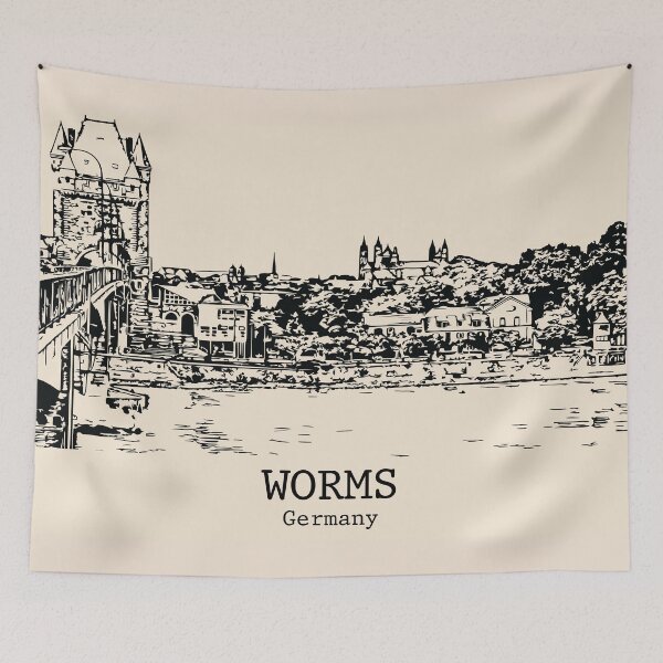 Item preview, Worms - Germany designed and sold by Lakeric Cityscapes.