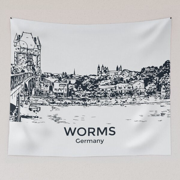 Item preview, Worms - Germany designed and sold by Lakeric Cityscapes.