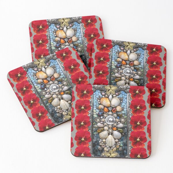 Item preview, Seashell and Jewel Mosaic  designed and sold by Molly's Gone Mad .
