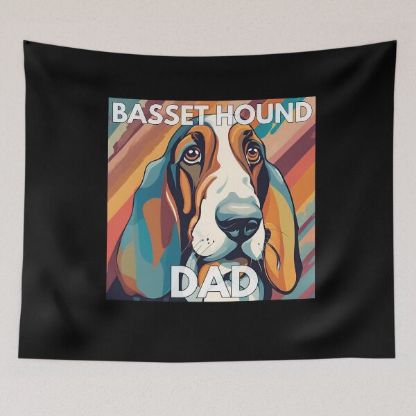 Item preview, Basset hound dad designed and sold by Oval Shop.