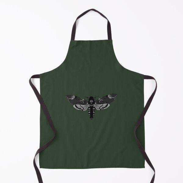 Item preview, grey scale detailed death hawk moth designed and sold by Cedartown.
