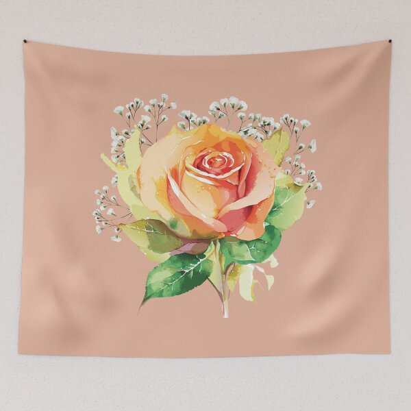 Item preview, One large Yellow Rose Scrapbooking Stickersheet designed and sold by BlesstB.