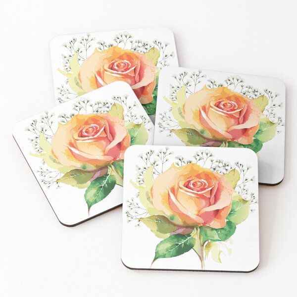 Item preview, One large Yellow Rose Scrapbooking Stickersheet designed and sold by BlesstB.