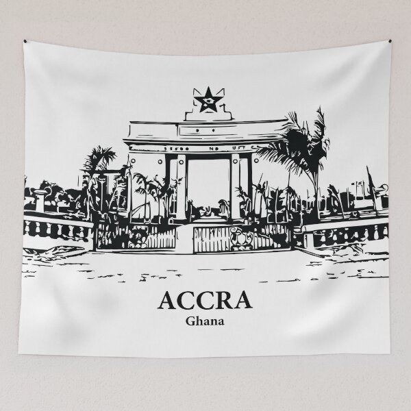 Item preview, Accra - Ghana designed and sold by Lakeric Cityscapes.