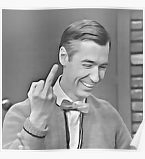 Mittelfinger - Herr Rogers Poster