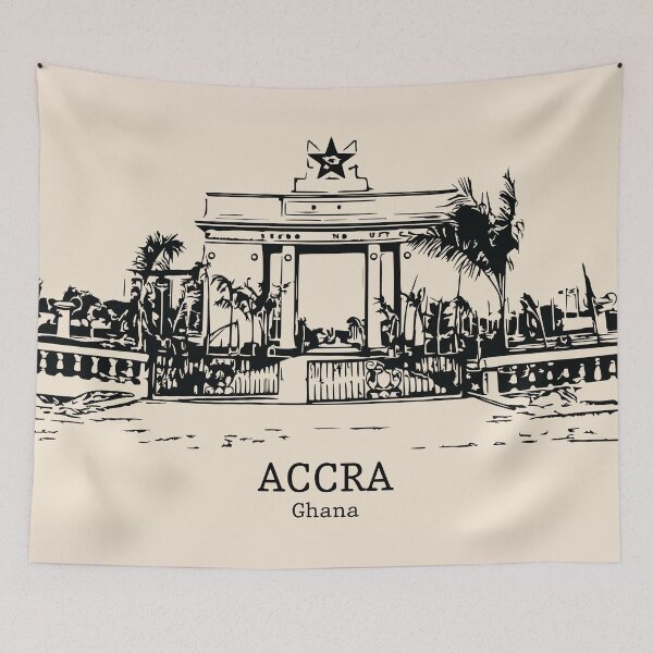 Item preview, Accra - Ghana designed and sold by Lakeric Cityscapes.