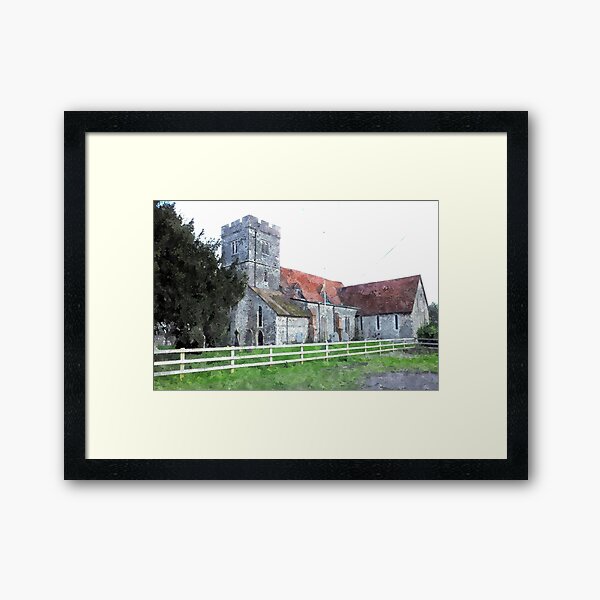 Item preview, St Mary's Church, Teynham designed and sold by Trevor Harvey Art.