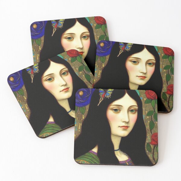 Item preview, Mona Lisa Floral designed and sold by TheDarkWardrobe.