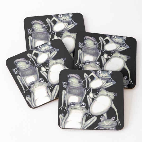 Item preview, A frolic of frogs designed and sold by Jenny Wood.