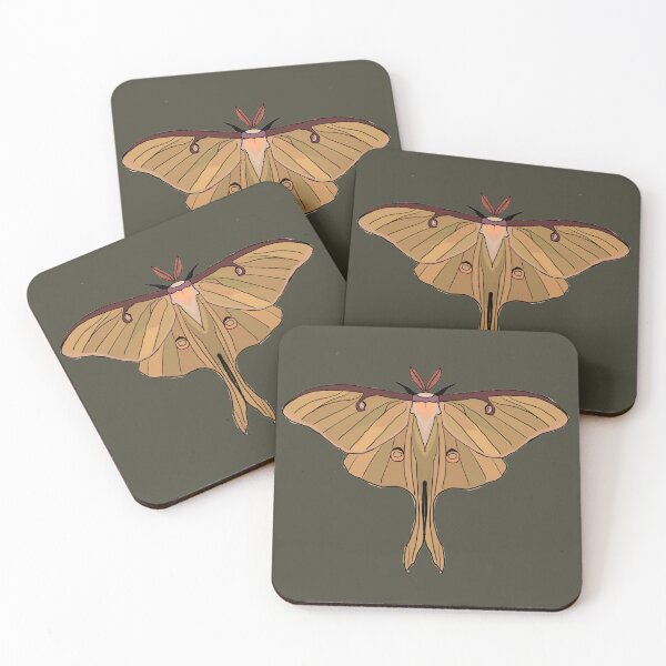 Item preview, peach Luna Moth designed and sold by Cedartown.