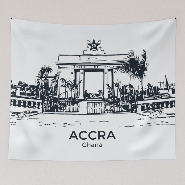 Item preview, Accra - Ghana designed and sold by Lakeric Cityscapes.