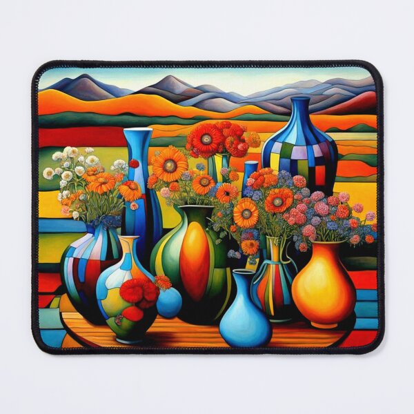 Item preview, Vases of flowers 2 designed and sold by George Hutton Hunter.