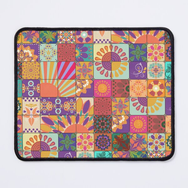 Item preview, Colorful Retro Patchwork designed and sold by J Marielle Designs.