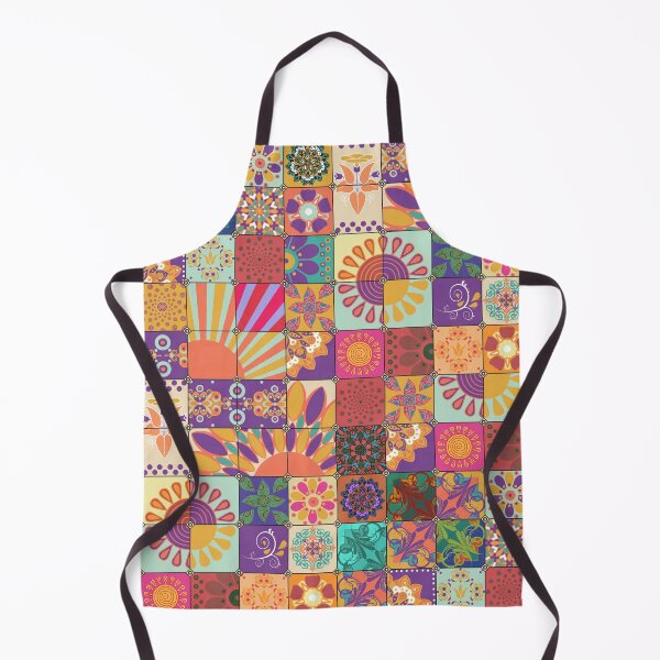 Item preview, Colorful Retro Patchwork designed and sold by J Marielle Designs.