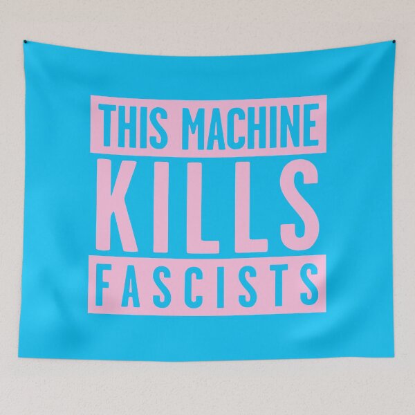Item preview, Warning: This Machine Kills Fascists (Trans Rights Edition) designed and sold by Thelittlelord.