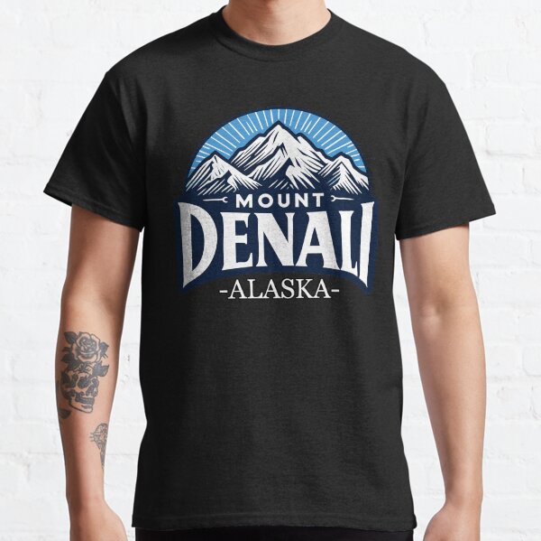 Vista previa del artículo con la obra «Monte Denali, Alaska, retro vintage», diseñado y vendido por TomFrontierArt.