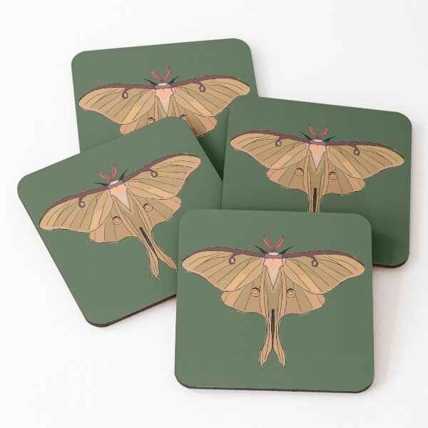 Item preview, peach Luna Moth designed and sold by Cedartown.