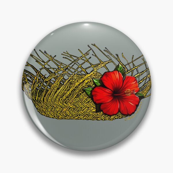 Item preview, Puerto Rico Jibara Pava Hat with Puerto Rican Maga Flower designed and sold by SoLunAgua ..